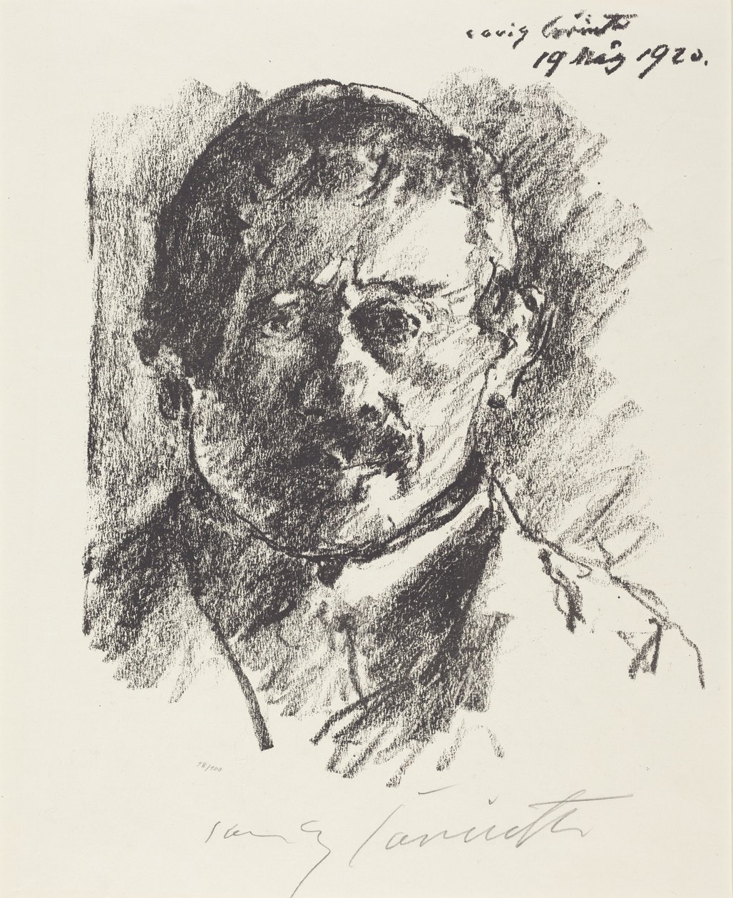 Självporträtt av Lovis Corinth
