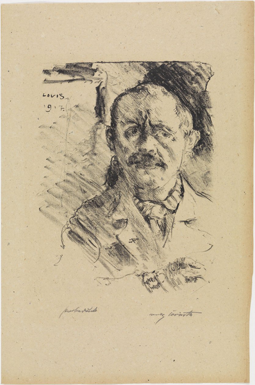 Självporträtt av Lovis Corinth