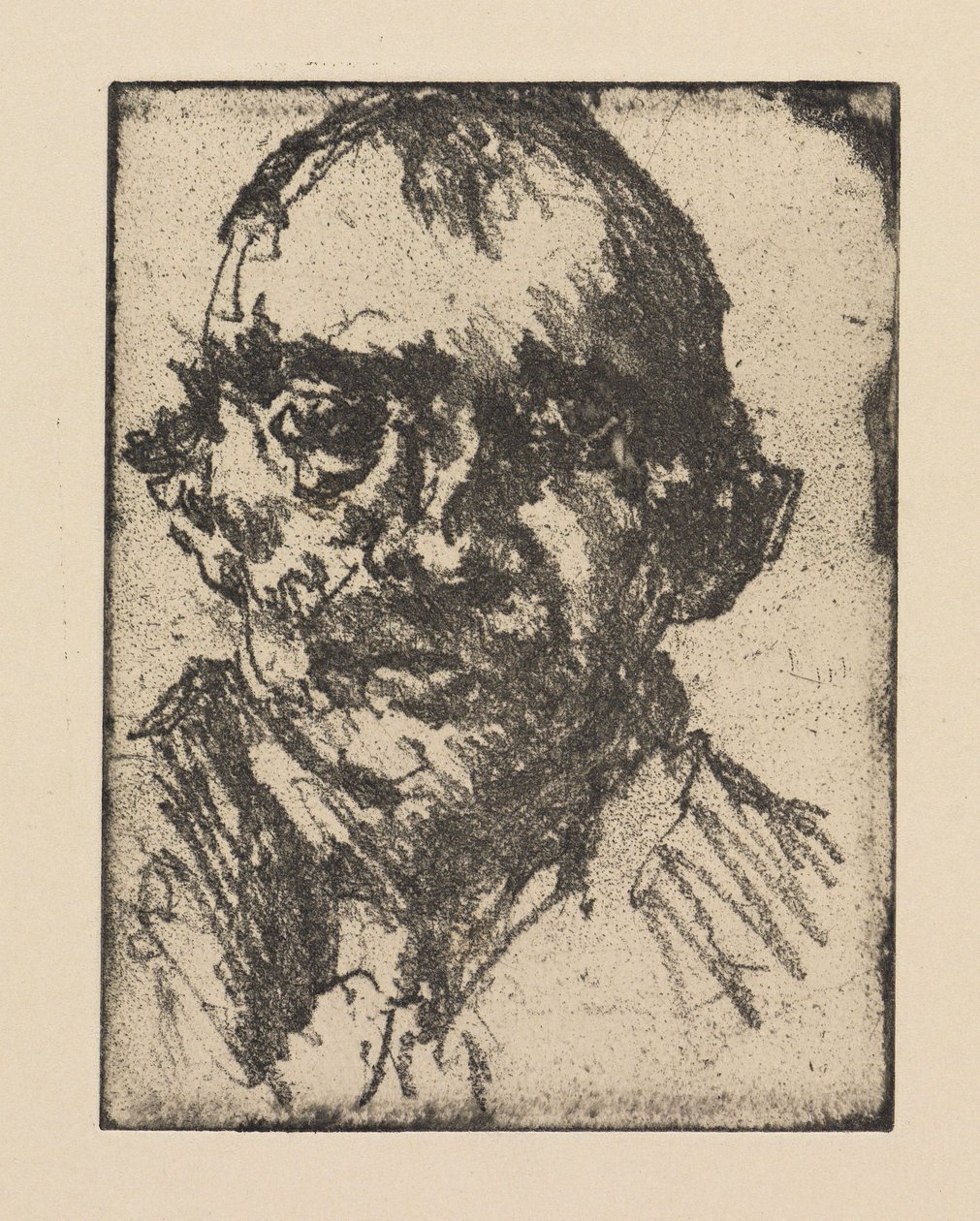 Självporträtt 1921 av Lovis Corinth
