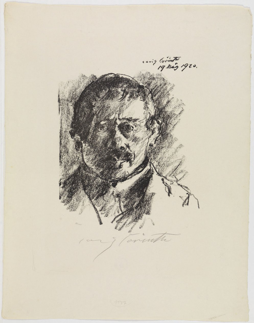 Självporträtt, 19 mars 1920 av Lovis Corinth