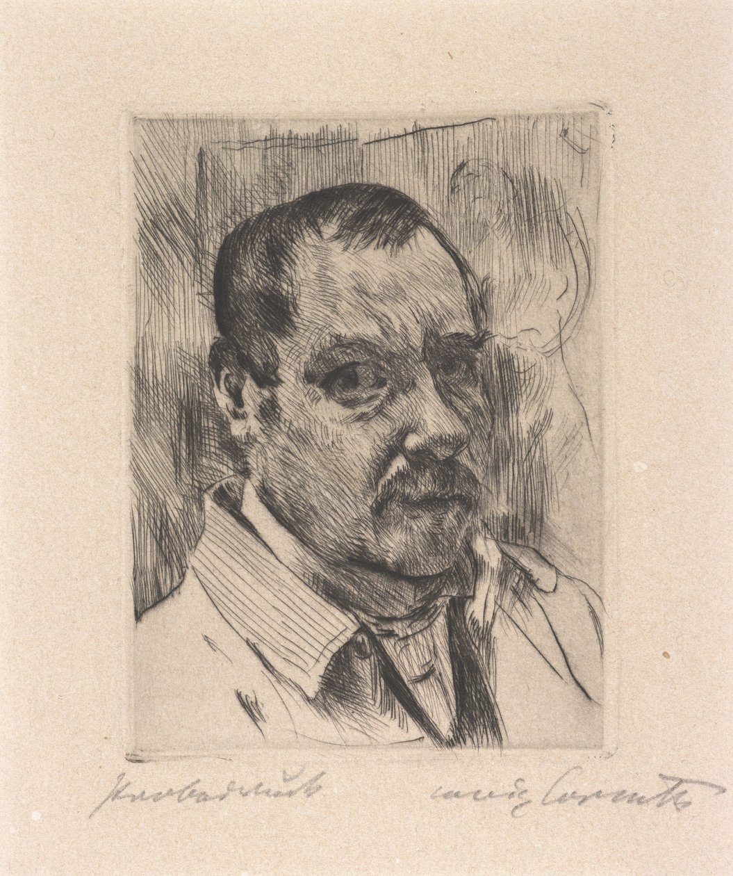 Självporträtt av Lovis Corinth