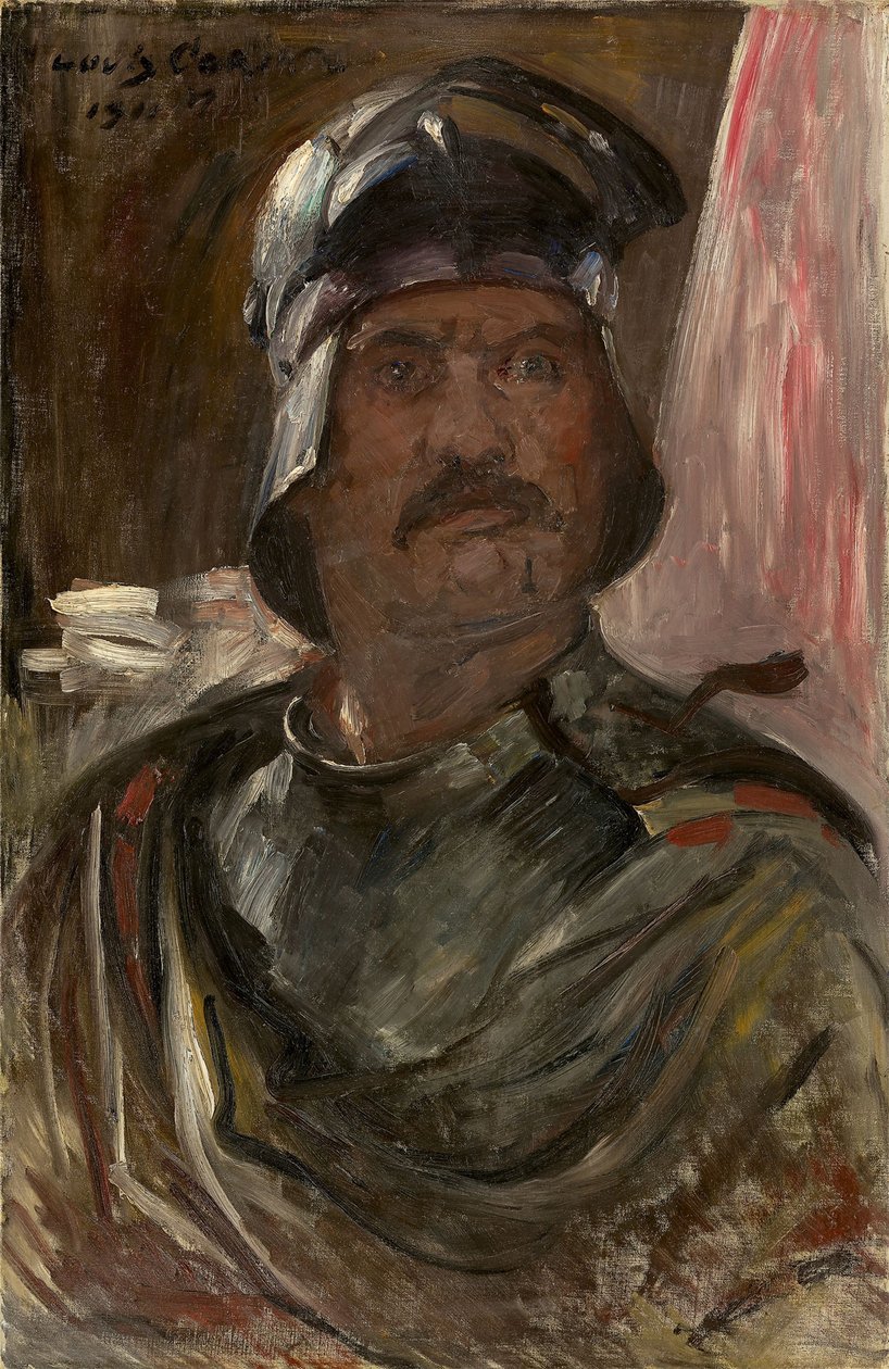 Självporträtt i rustning, 1911. av Lovis Corinth