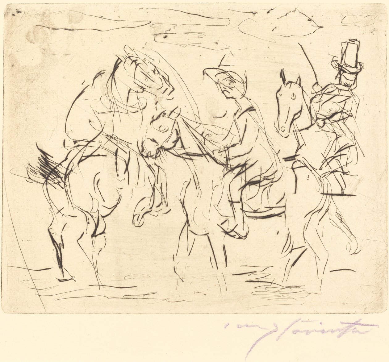 Söndagsryttare av Lovis Corinth