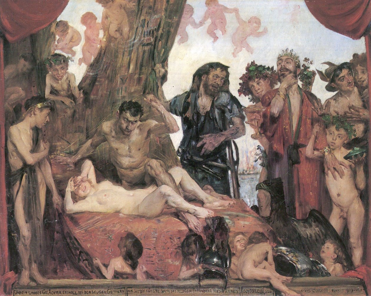 Det homeriska skrattet av Lovis Corinth