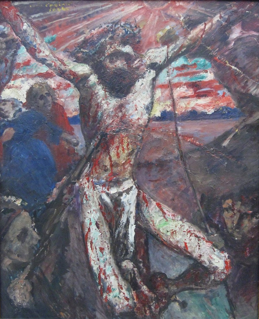 Den röde Kristus av Lovis Corinth