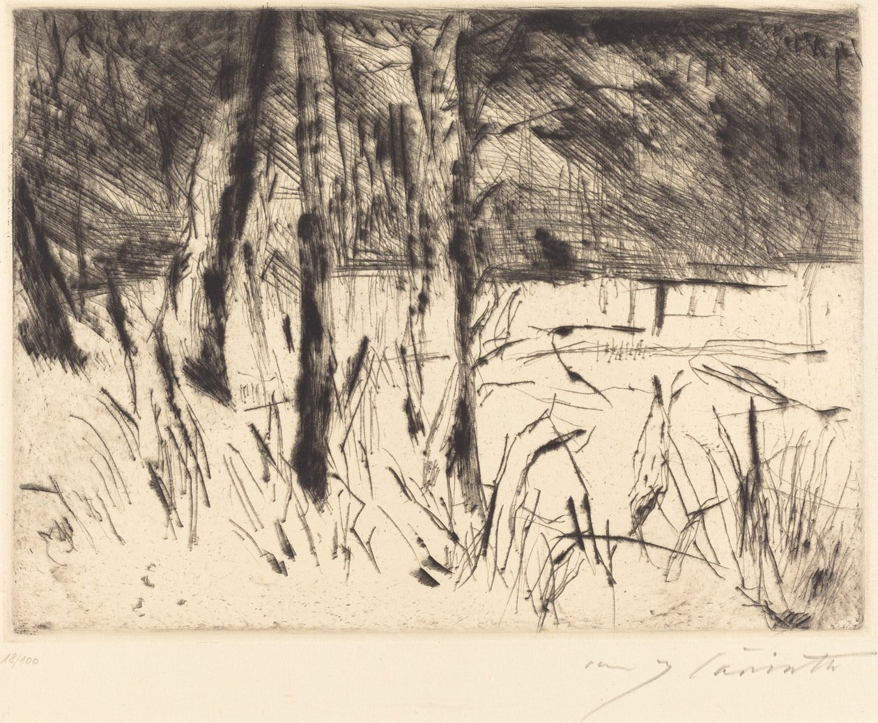 Zoologisk trädgård av Lovis Corinth