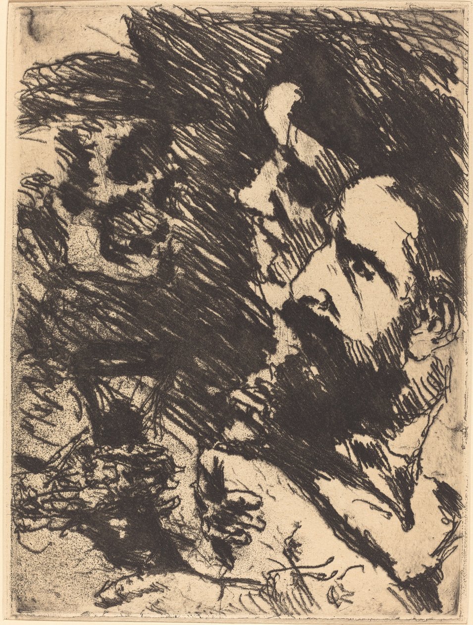 Tod bei Strucks (Death Visits the Strucks) av Lovis Corinth