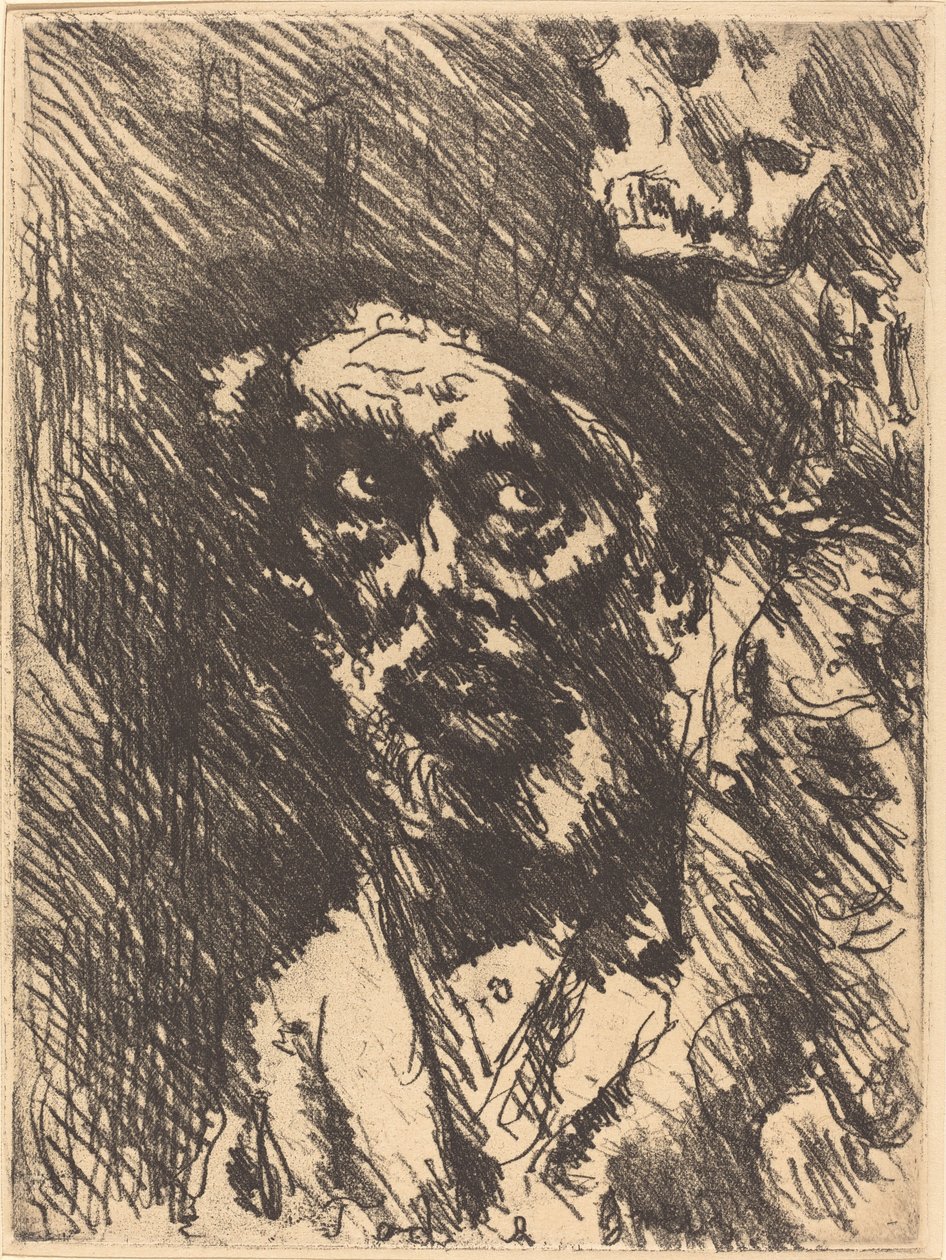 Döden och den gamle av Lovis Corinth