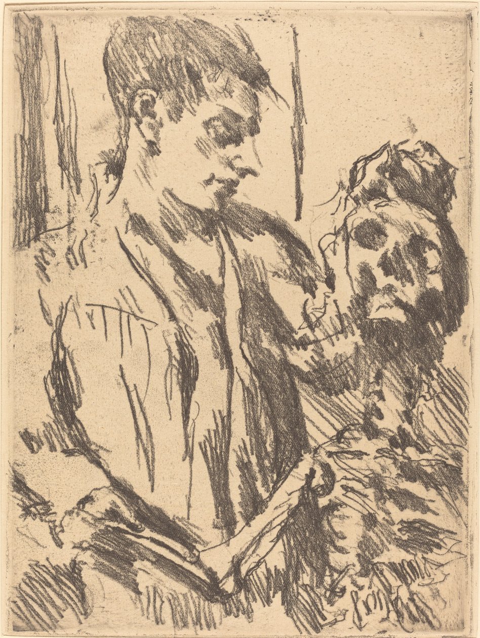 Tod und Jüngling (Döden och den unge mannen) av Lovis Corinth