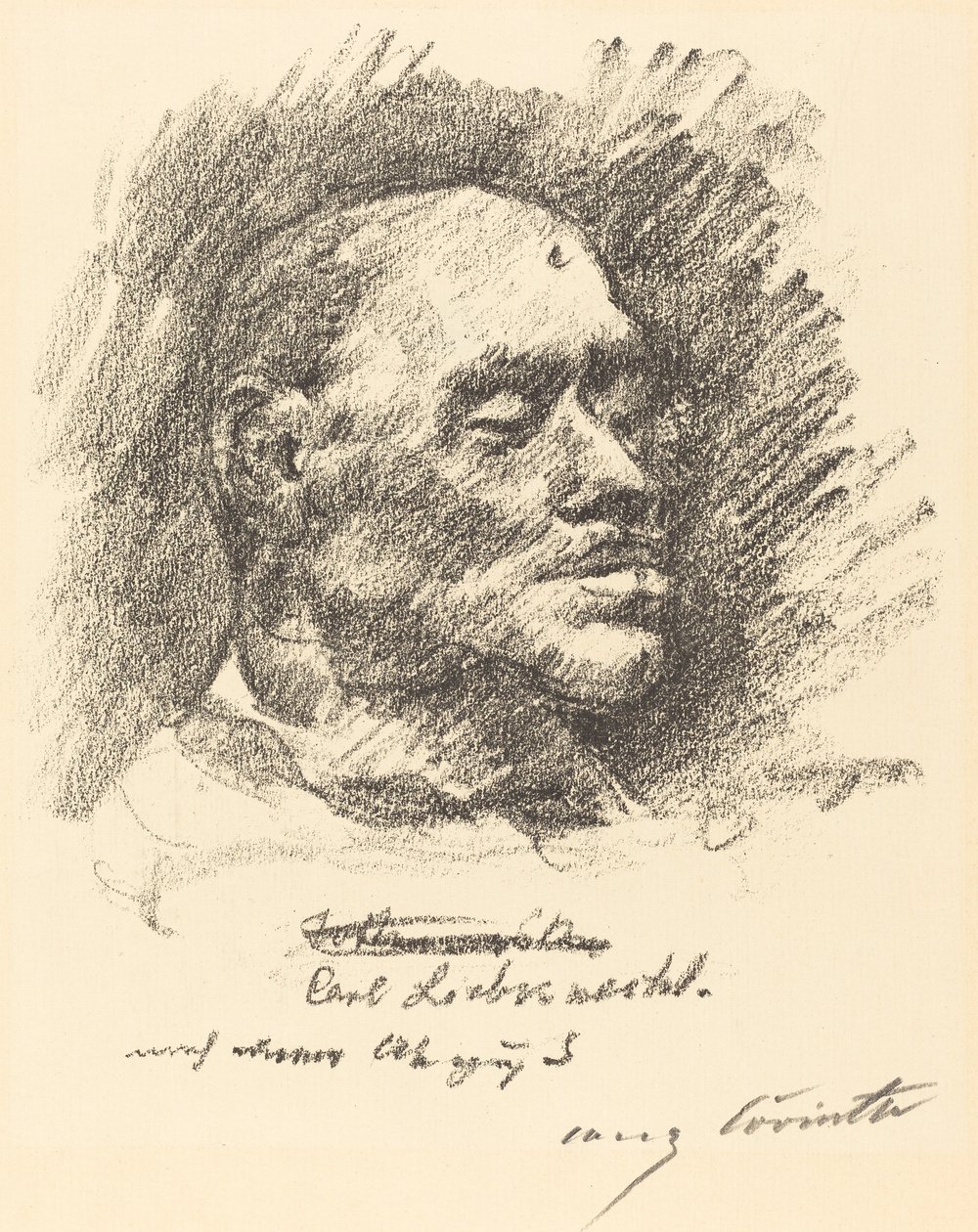 Liebknechts dödsmask Liebknechts dödsmask, 1920. av Lovis Corinth