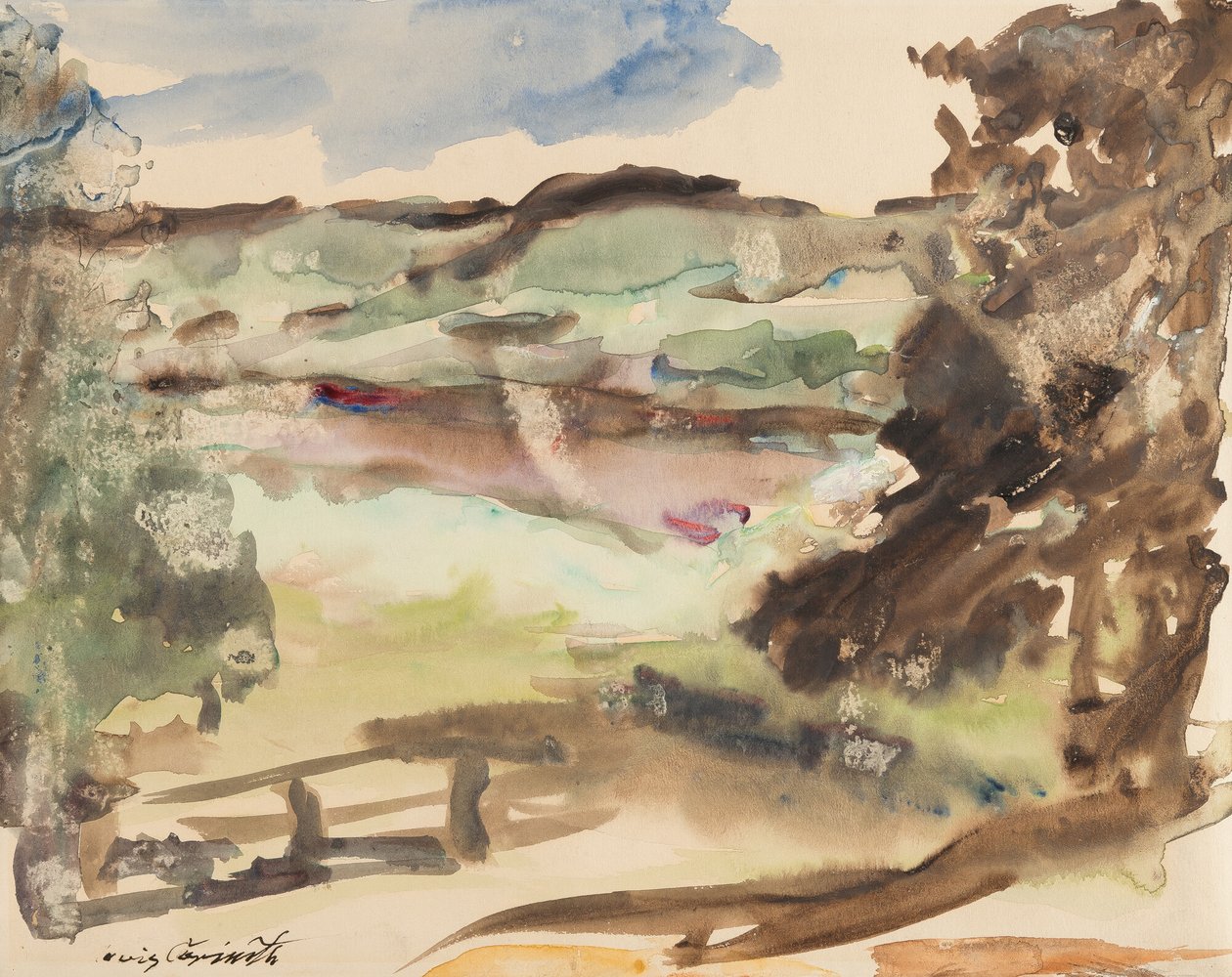 Walchensee av Lovis Corinth