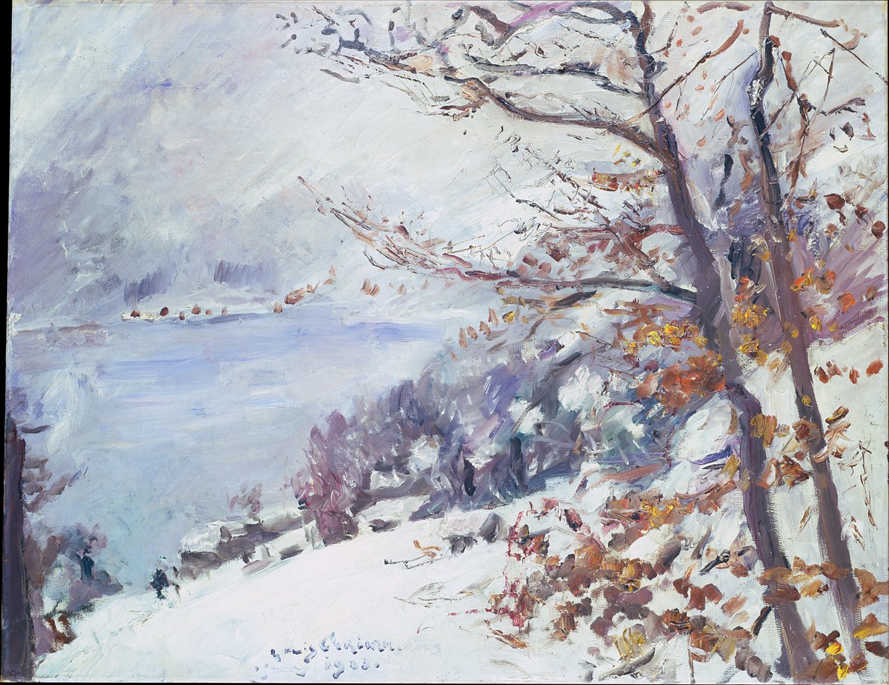 Walchensee på vintern av Lovis Corinth
