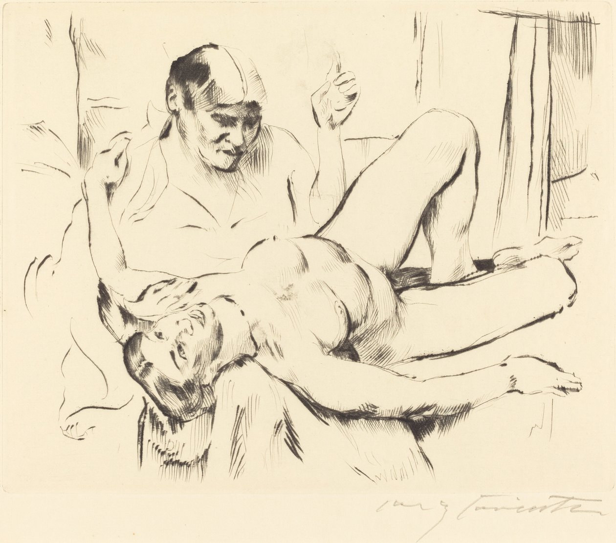 profetia av Lovis Corinth