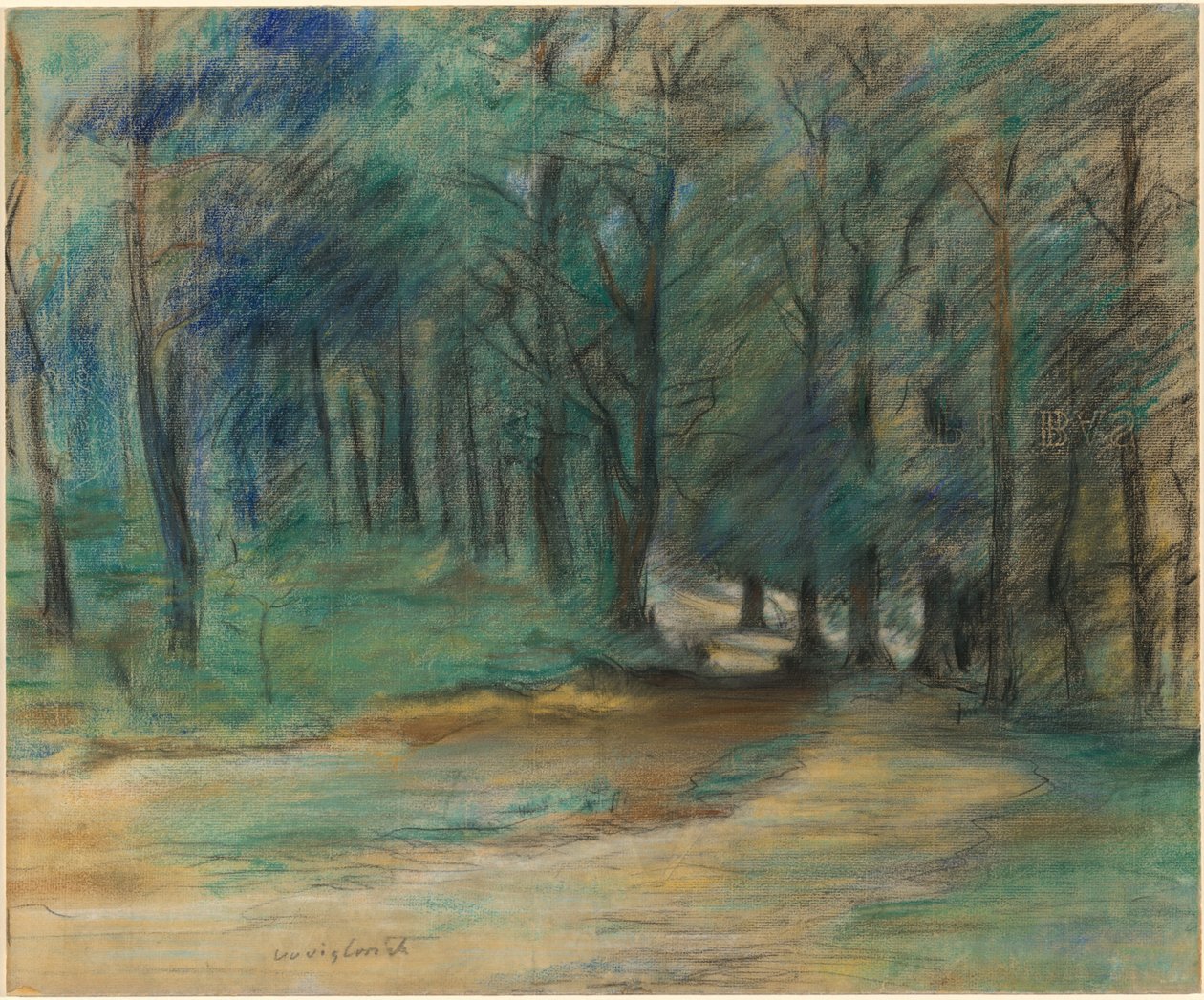 Skogsväg av Lovis Corinth