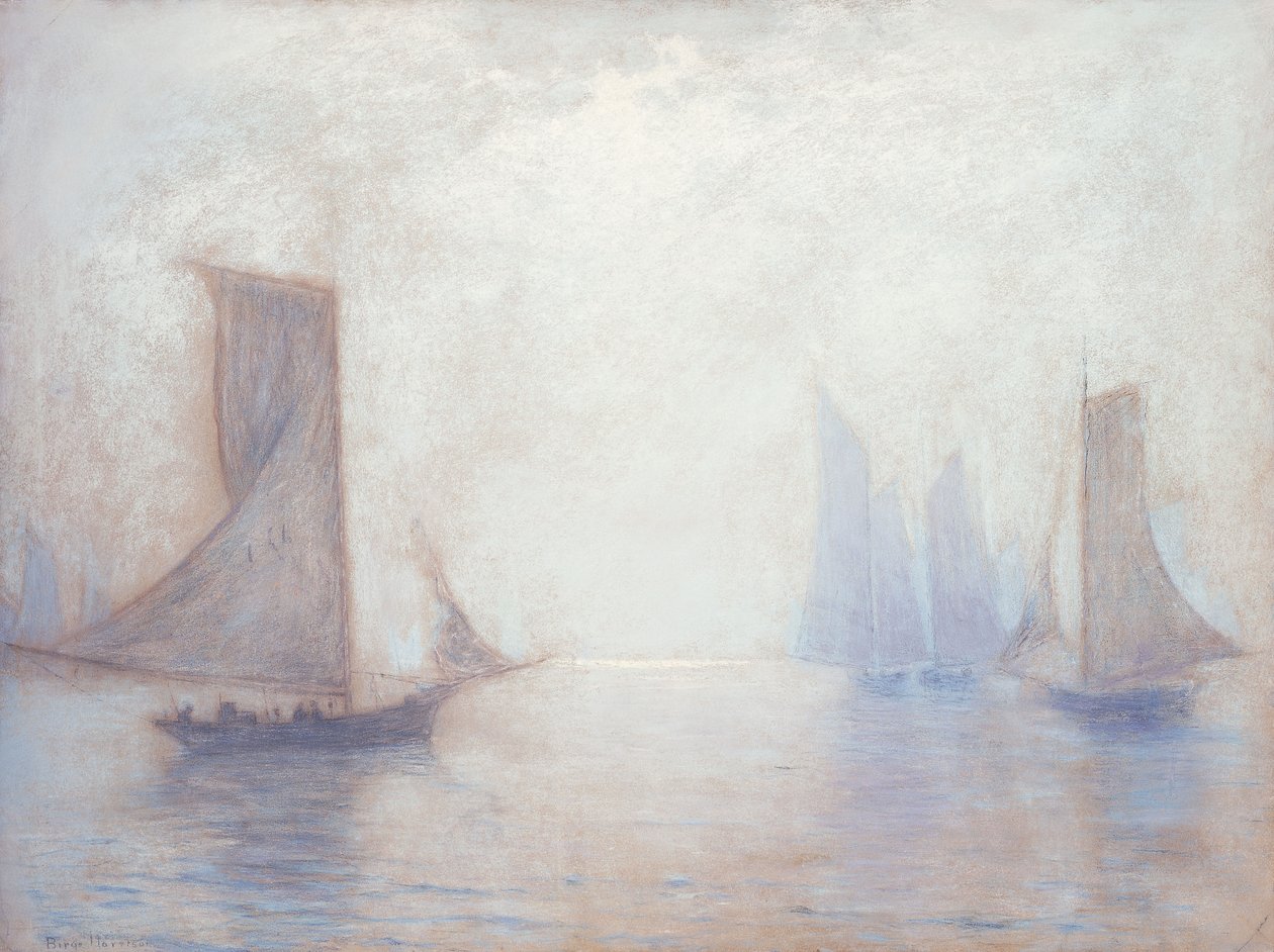 Blå Segel av Lowell Birge Harrison