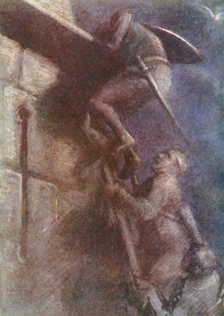 Illustration till berättelser om korstågen (färglitografi) av Lowes Dalbiac Luard