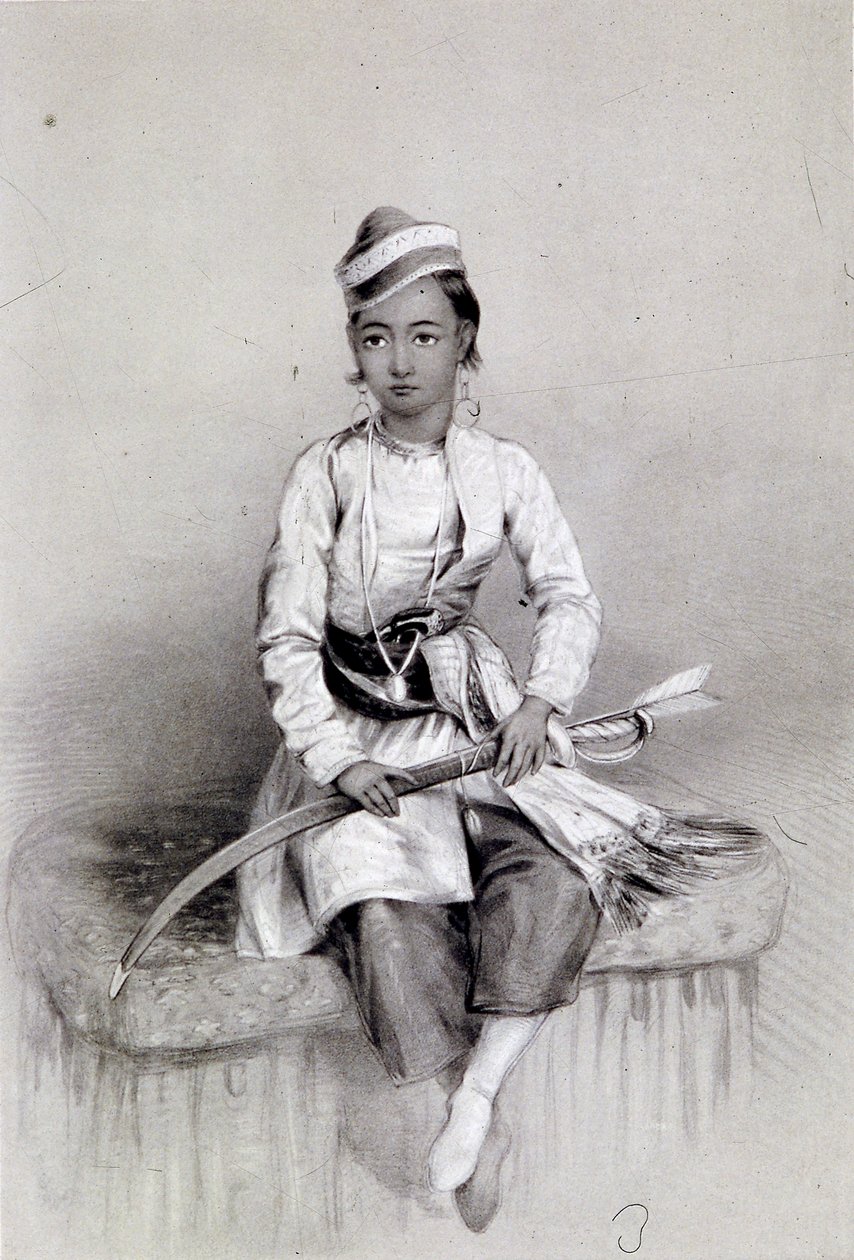 "A Young Hill Raja", 1844 av Lowes Dickinson