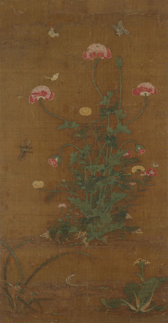 Blommor, 1300-talet. av Lu Jingfu