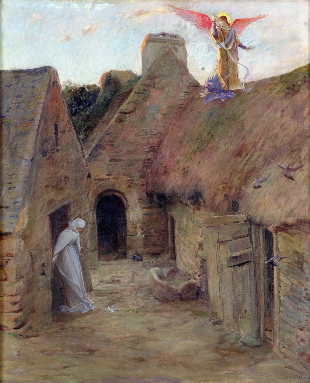 Bebådelsen, 1908 av Luc Oliver Merson