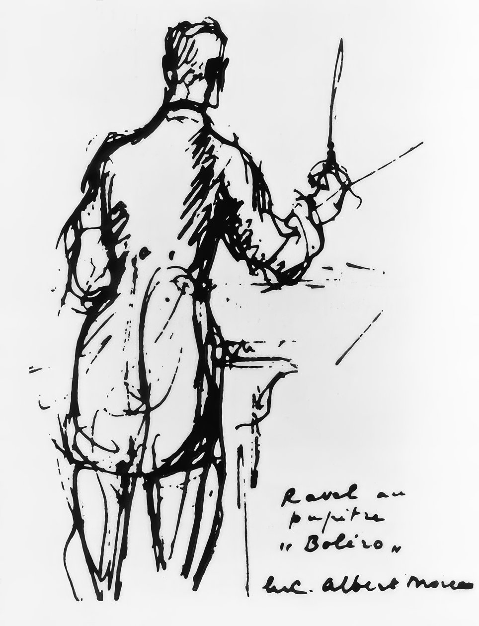 Ravel dirigerar boleron av Luc Albert Moreau