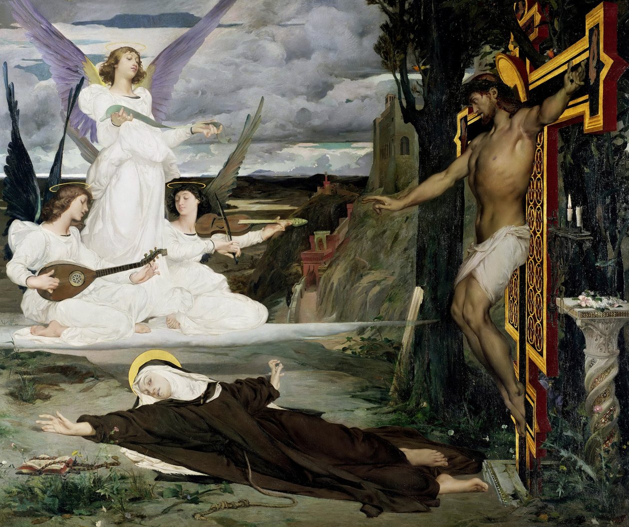 Visionen, 1872. av Luc Olivier Merson