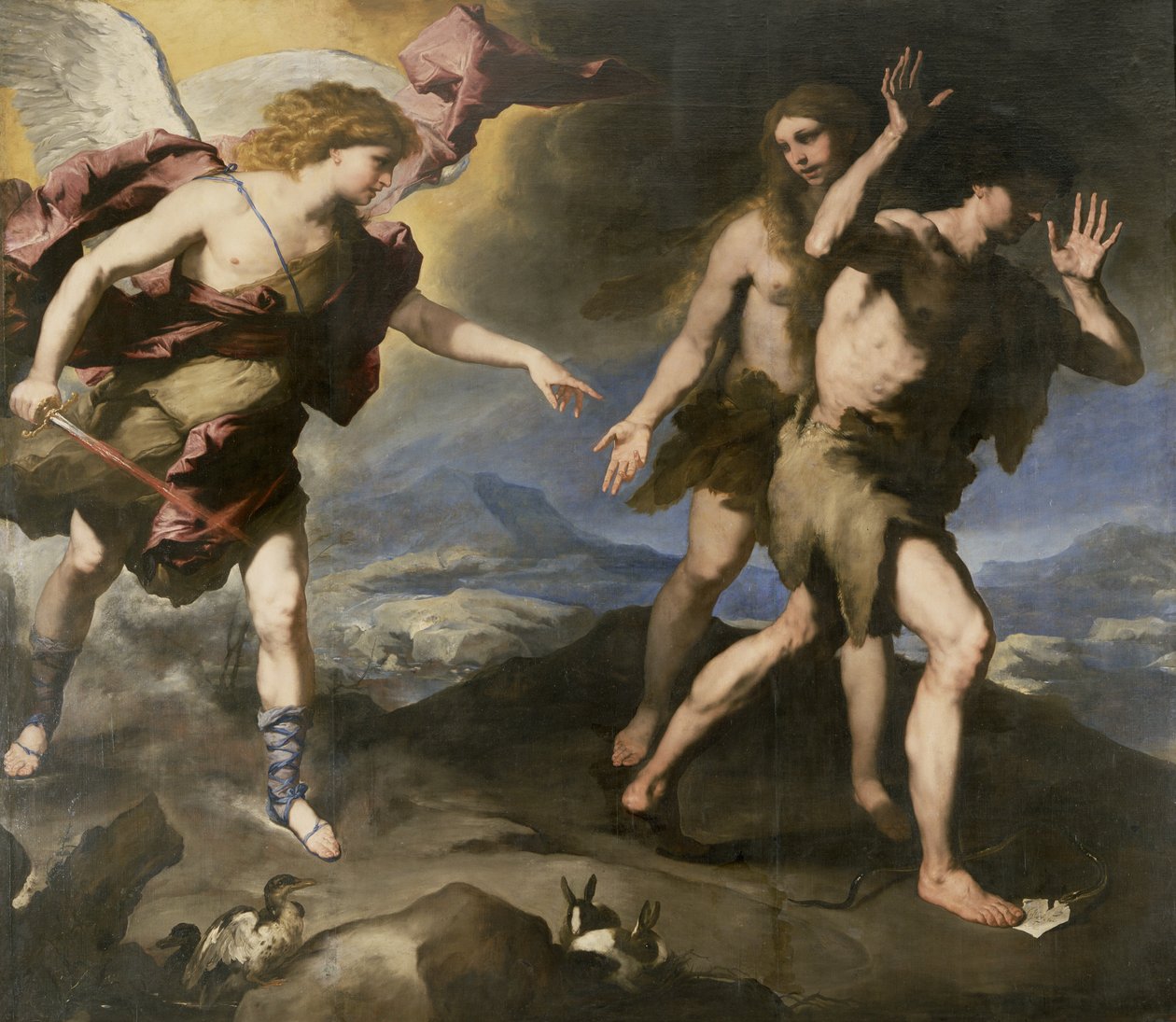 Utvisning från paradiset av Luca Giordano