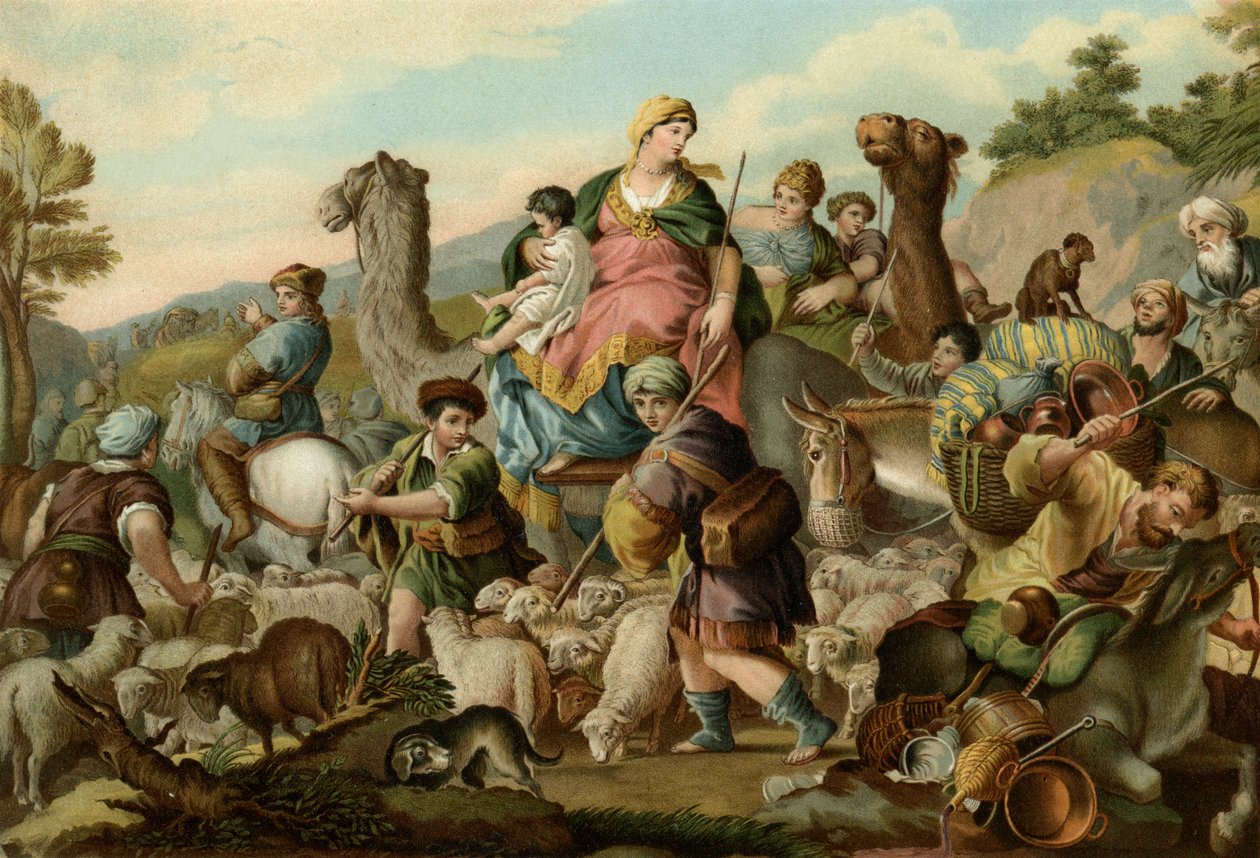 Jakobs flykt av Luca Giordano