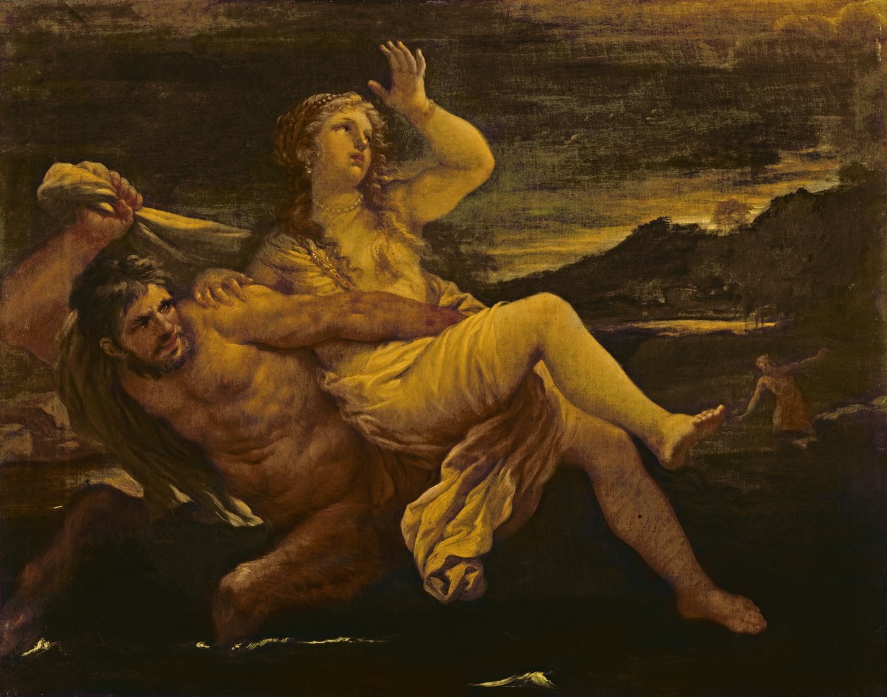 Bortförandet av Deianeira av Luca Giordano