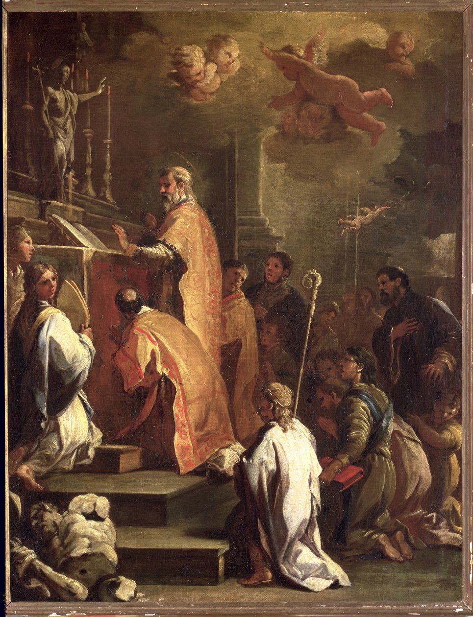 Sankt Gregorius mässa av Luca Giordano
