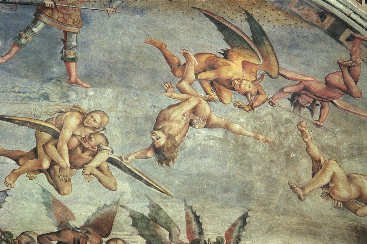Djävlar, från den sista domen (detalj) av Luca Signorelli