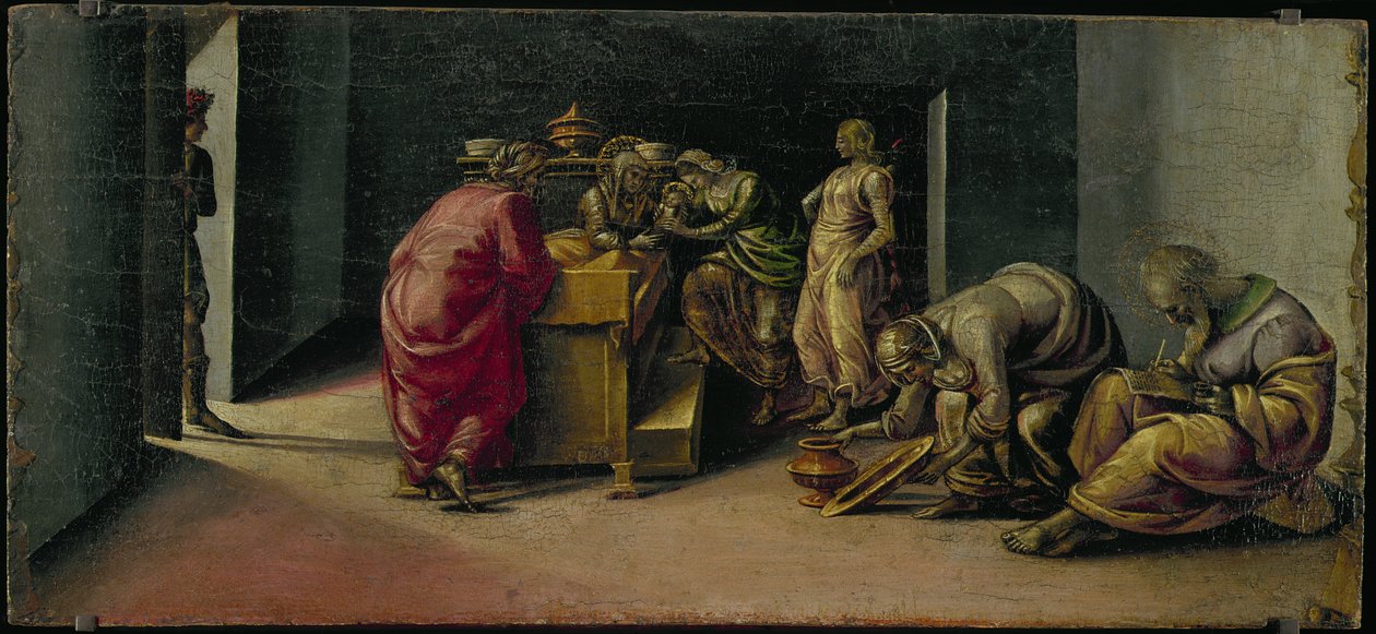 Johannes Döparens födelse av Luca Signorelli