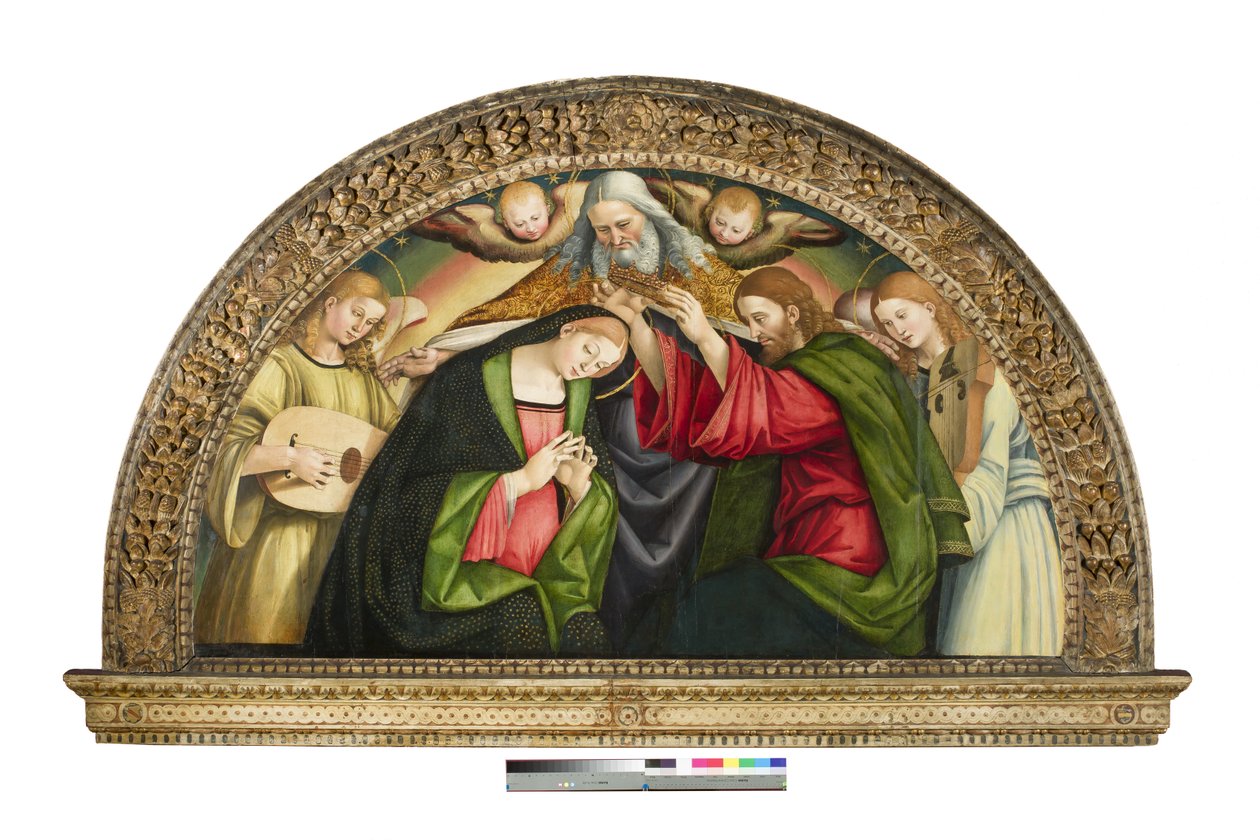 Jungfruns kröning, 1508 (olja och tempera på panel) av Luca Signorelli