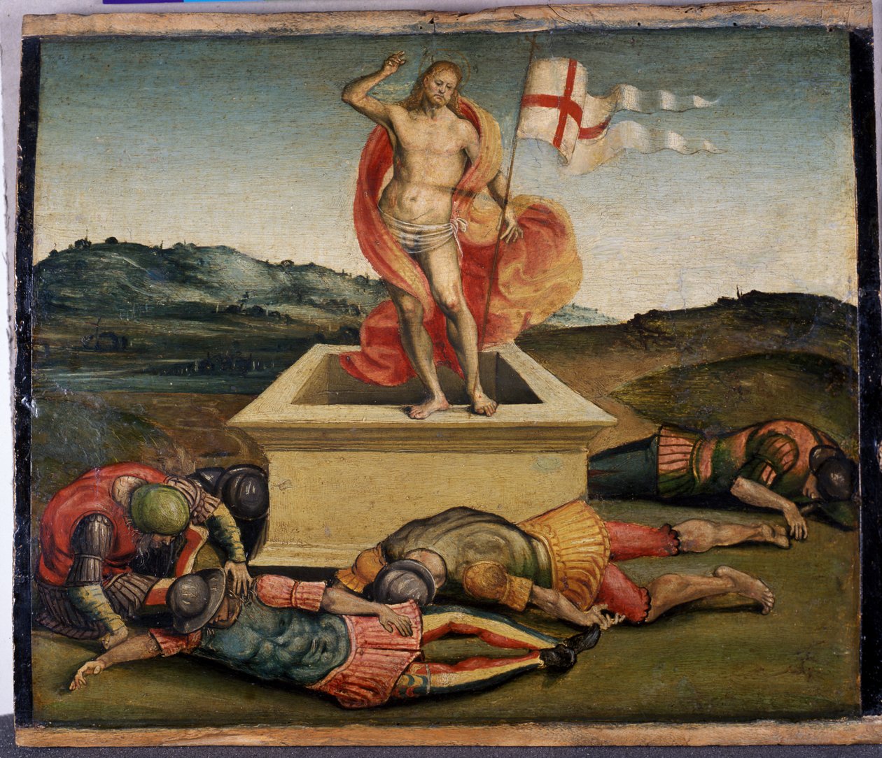The Resurrection of Christ, c.1507 (tempera på poppelträ) av Luca Signorelli