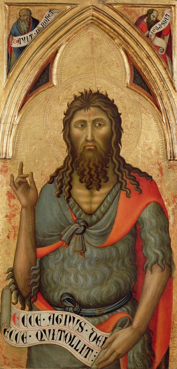 Saint John the Baptist av Luca di Tommè