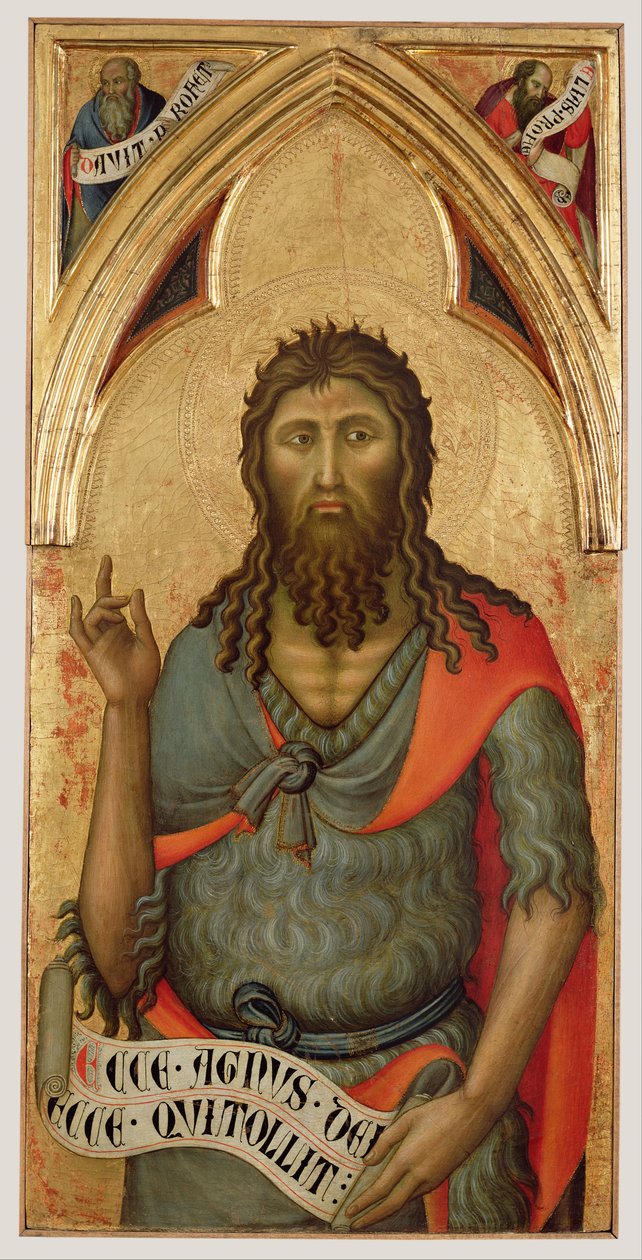 Sankt Johannes Döparen av Luca di Tommè