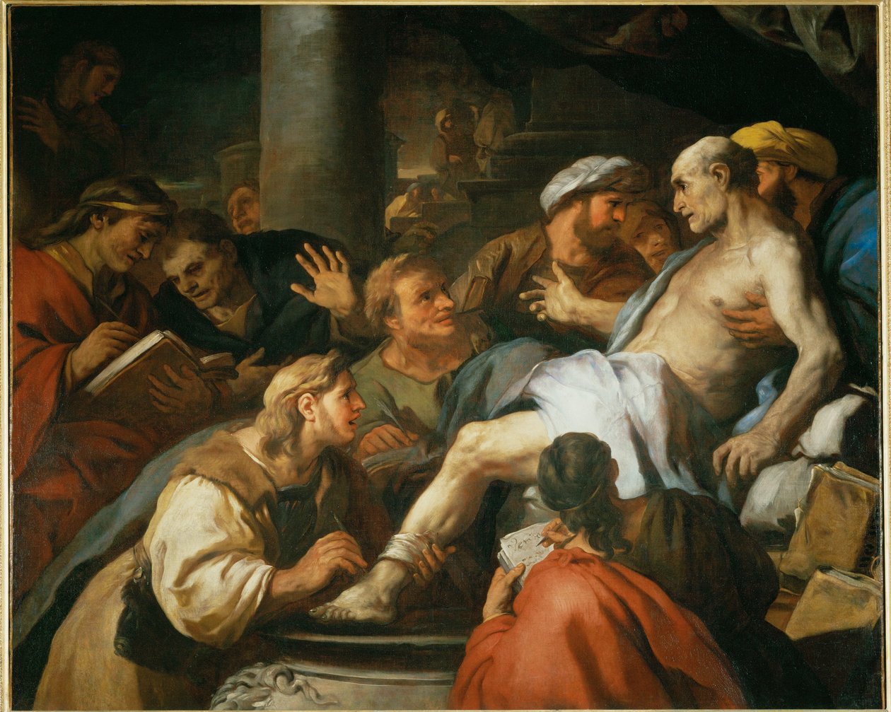 La mort de Seneque - Senecas död ... av Luca (circle of) Giordano