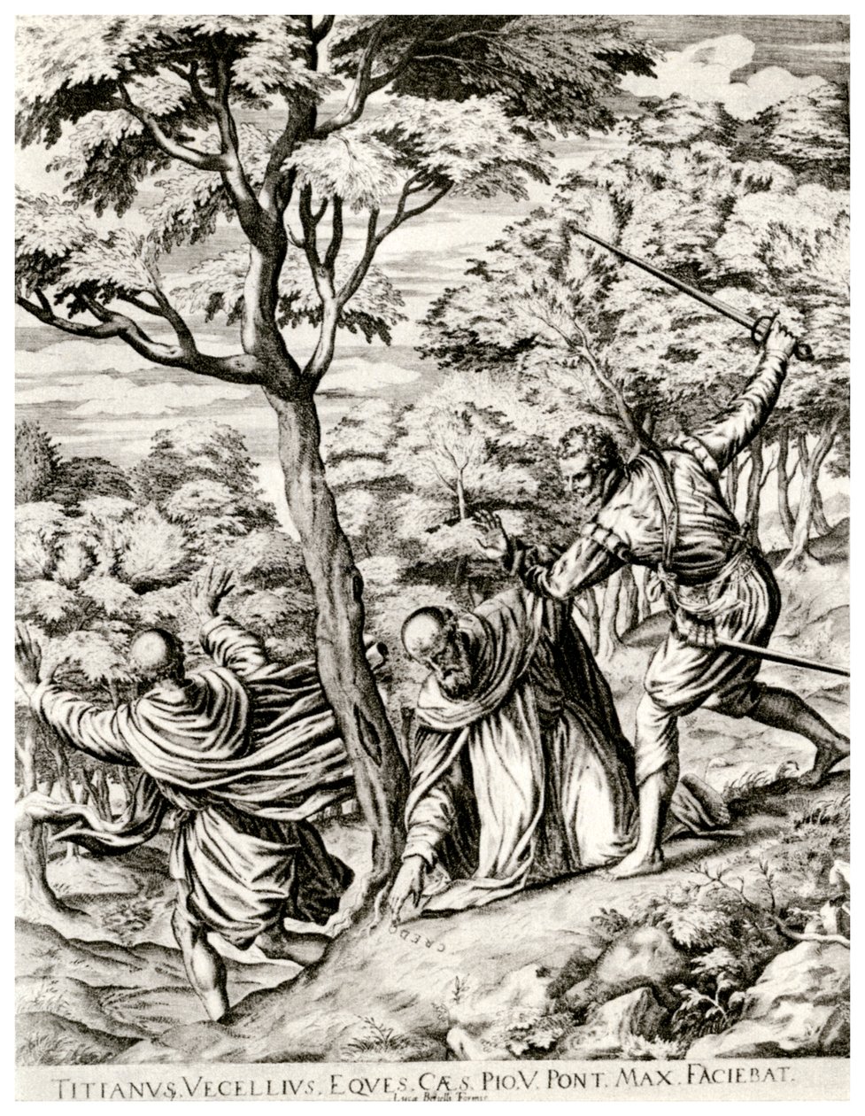 "St Peter Martyr", 1500-talet, 1937 av Luca Bertelli
