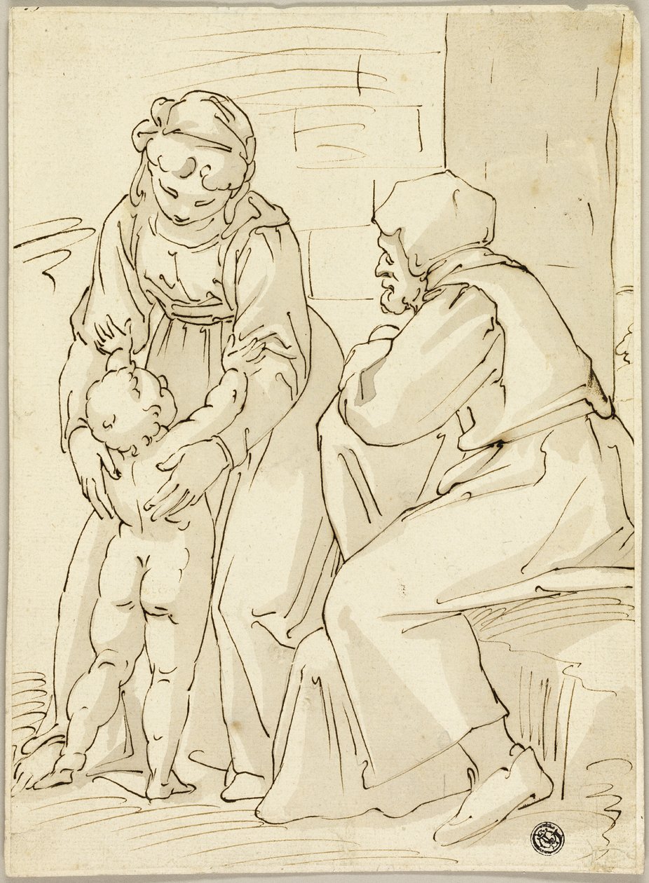 helig familj av Luca Cambiaso