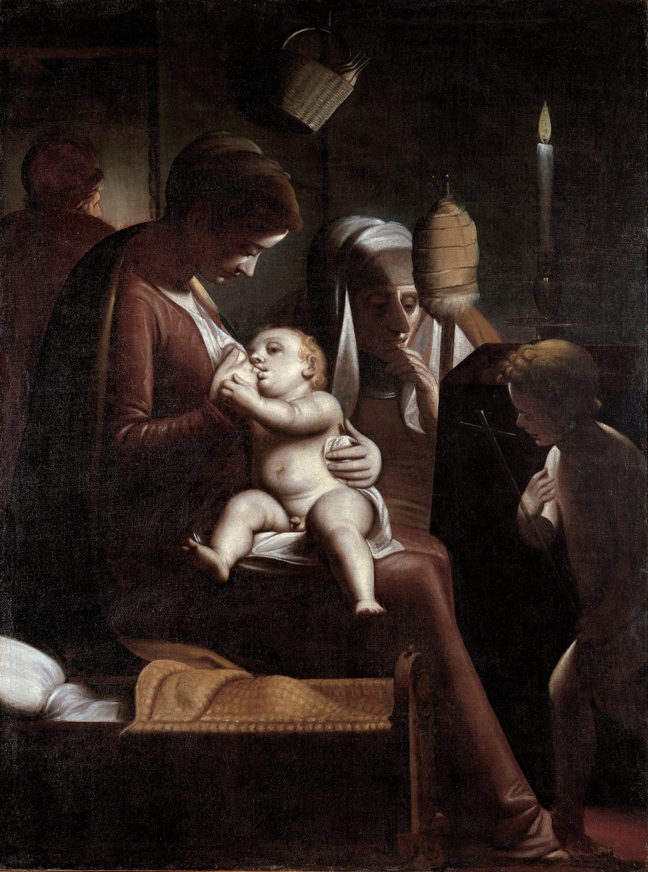 Madonna av ljuset av Luca Cambiaso