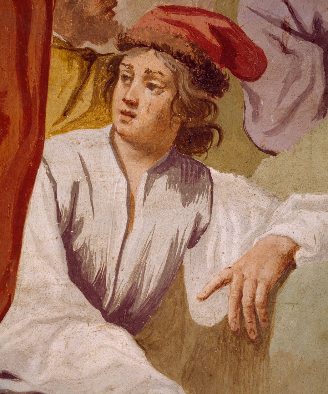 Lycaon, Antenors son, helgar Apollos dolk i Delphi, avsnitt av Myth of Antenor av Luca Ferrari
