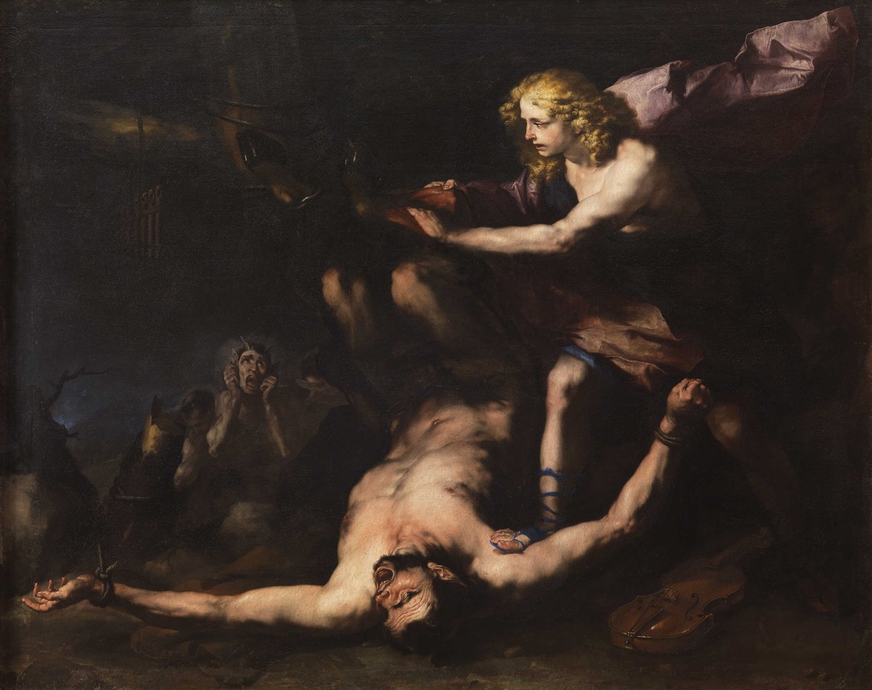 Apollo och Marsyas, ca. 1660. av Luca Giordano