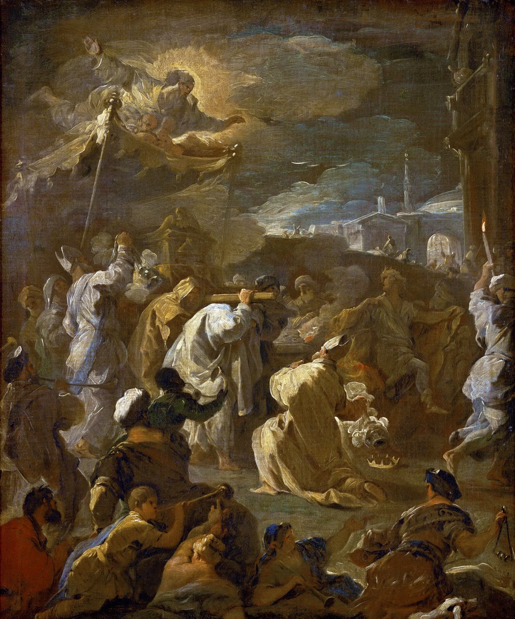 Barock : Le roi David portant l