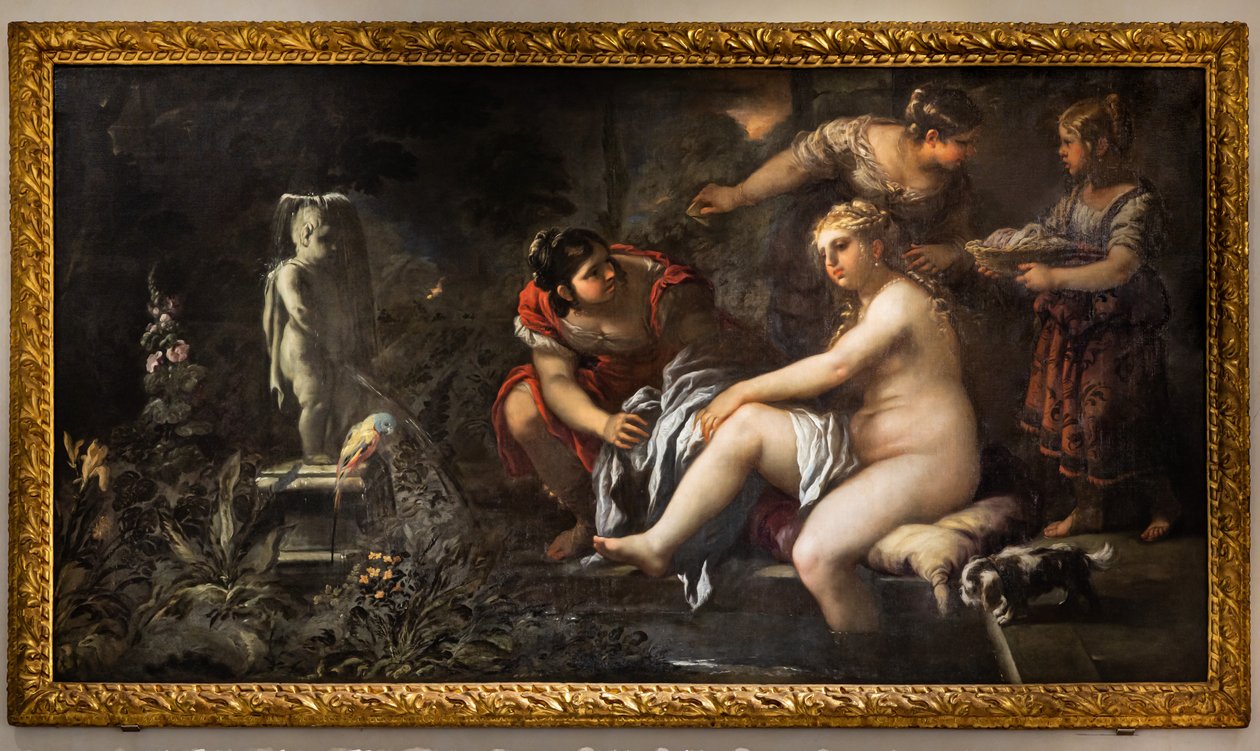 Batseba, andra hälften av 1500-talet (olja på duk) av Luca Giordano
