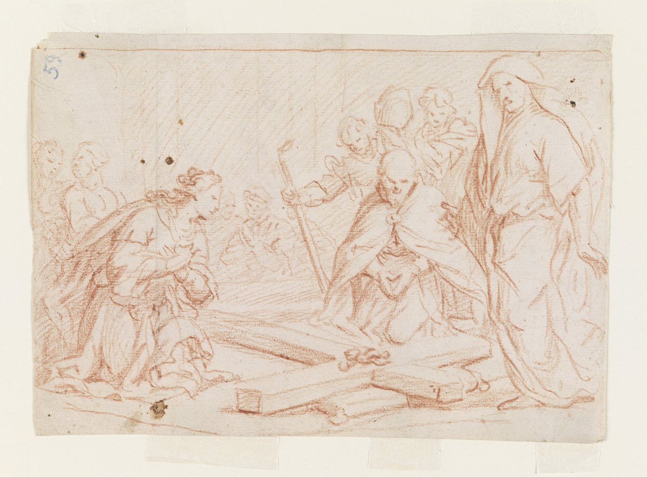 Upptäckten av korset av Luca Giordano