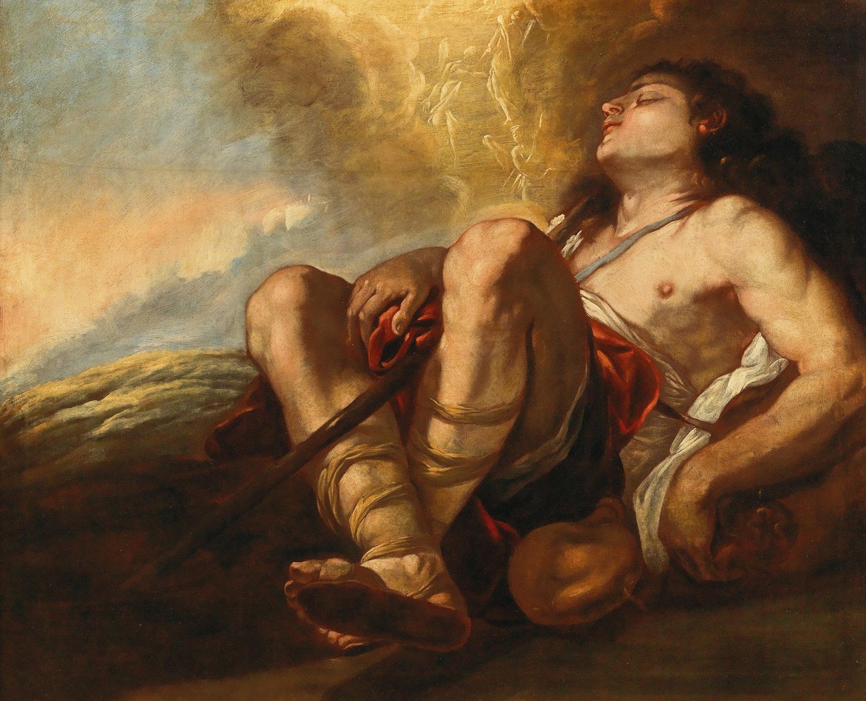 Jakobs dröm, tidigt 1650-tal. av Luca Giordano