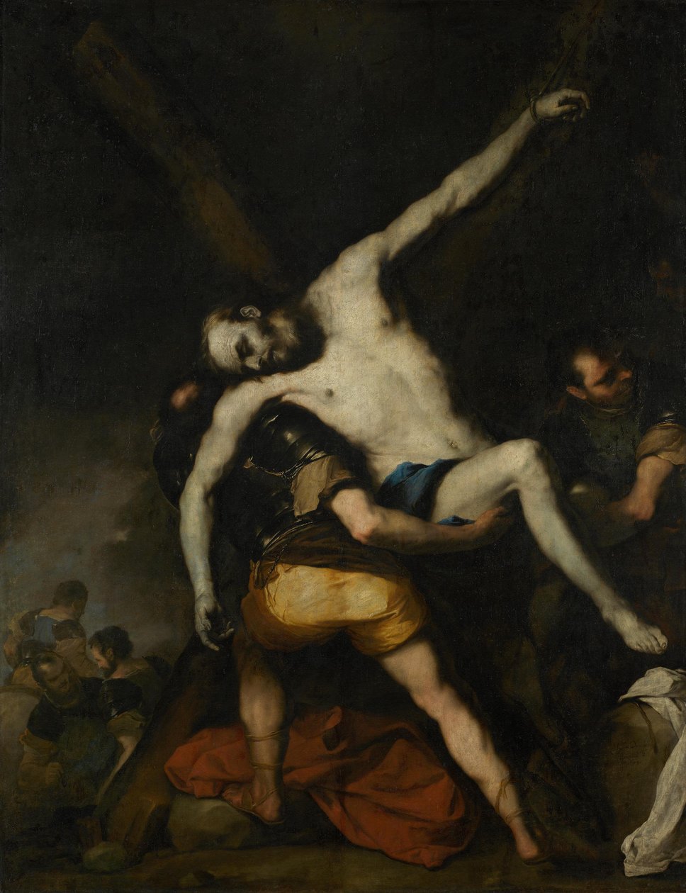 Nedtagandet från korset av Sankt Andreas av Luca Giordano