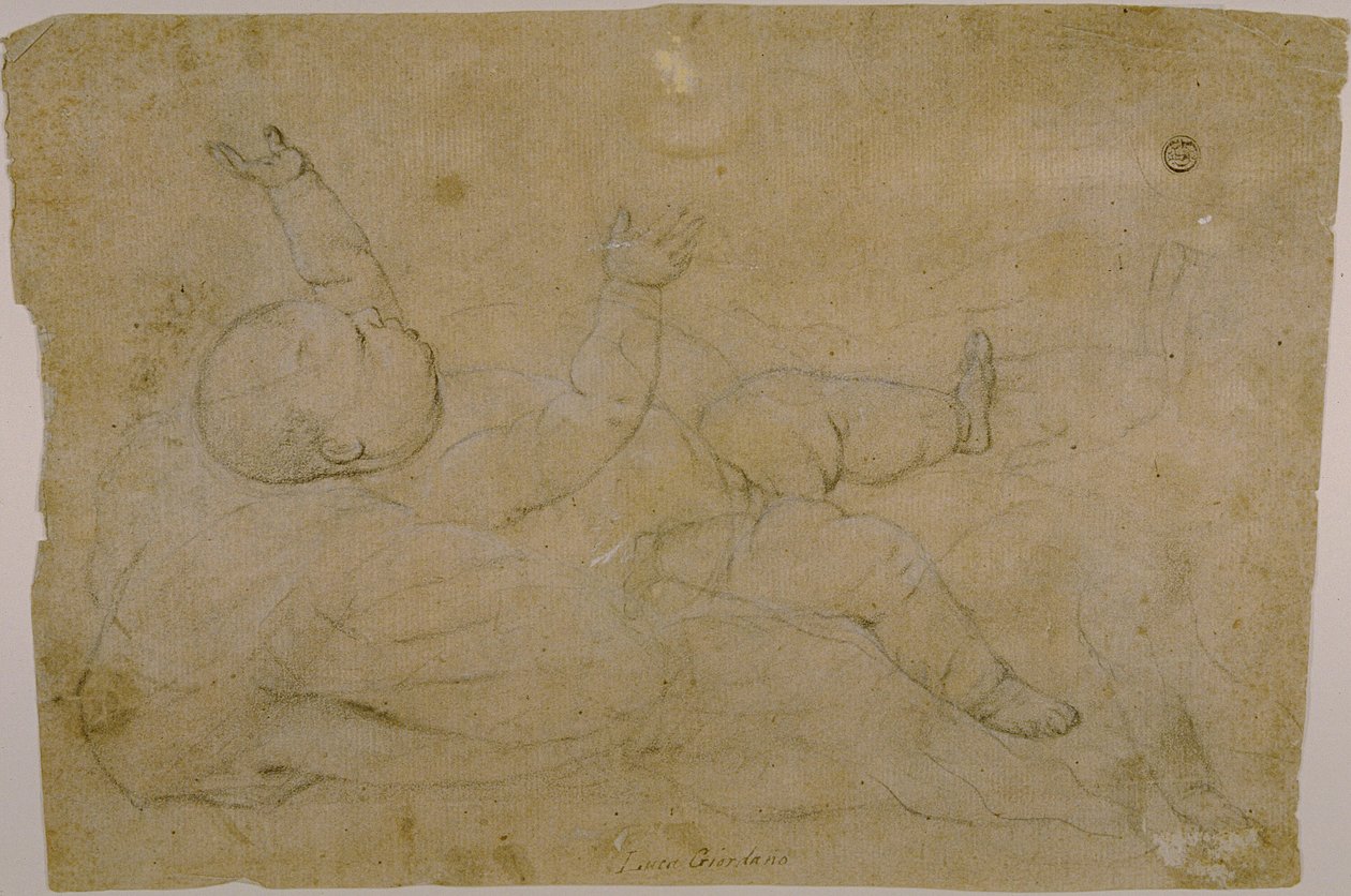 Liggande barn av Luca Giordano