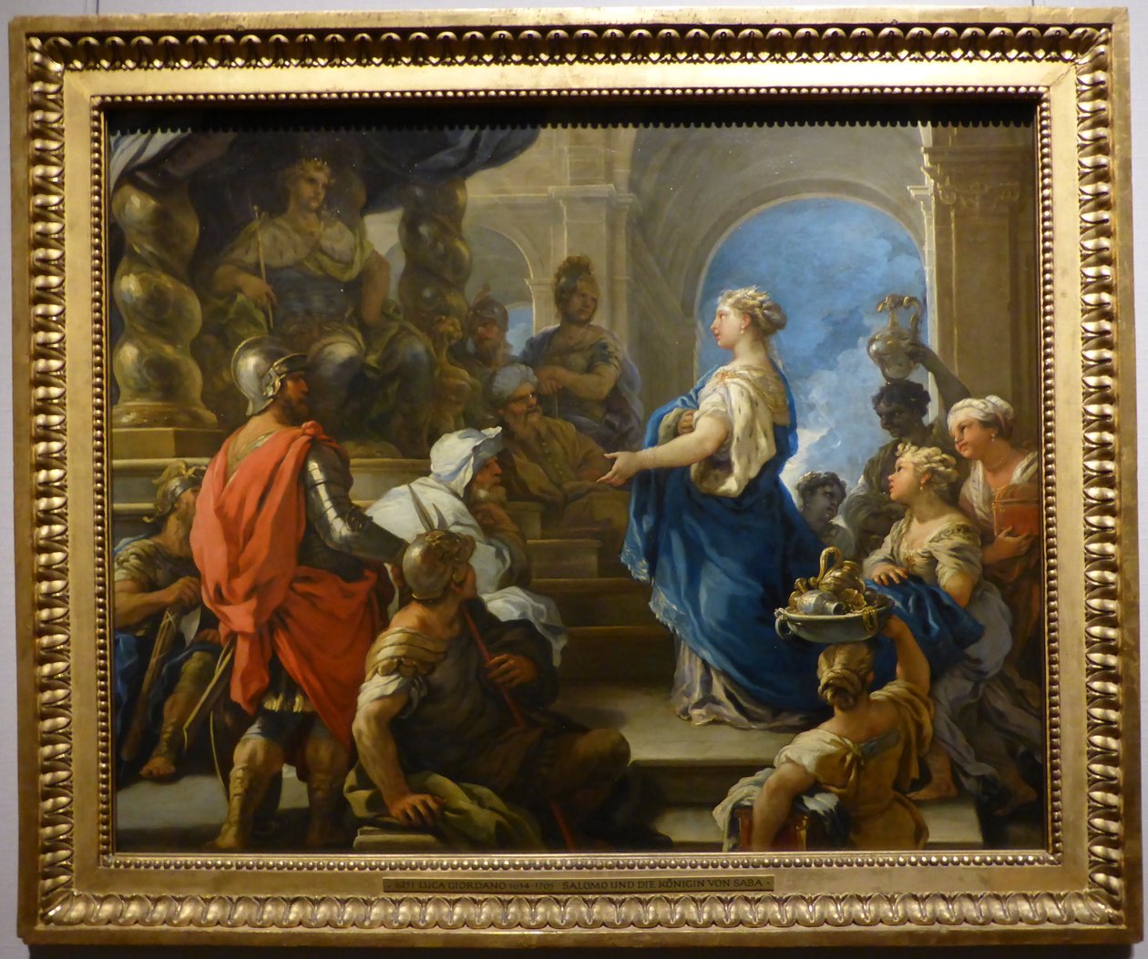 Salomo und die Königin von Saba av Luca Giordano