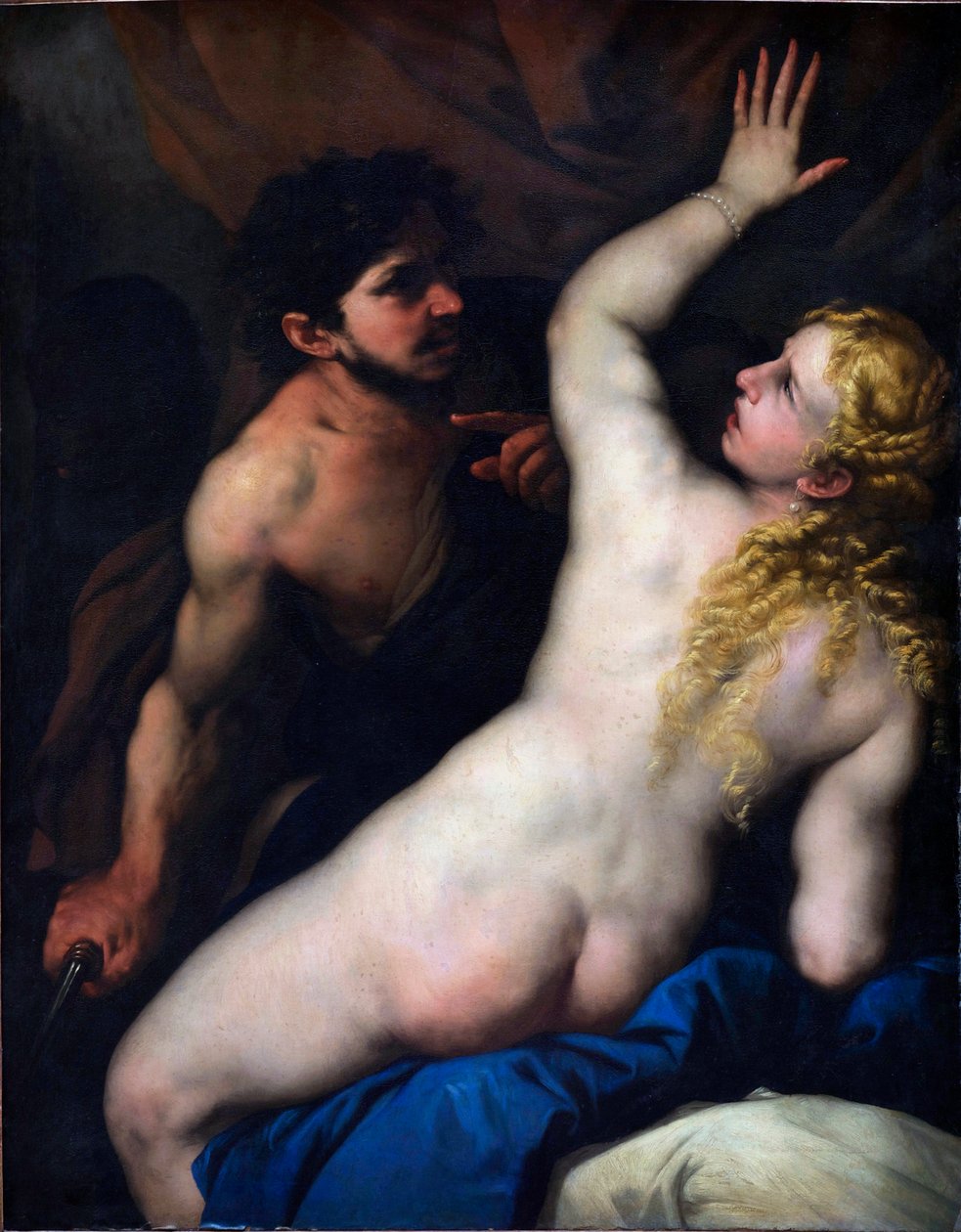 Tarquin och Lucretia av Luca Giordano