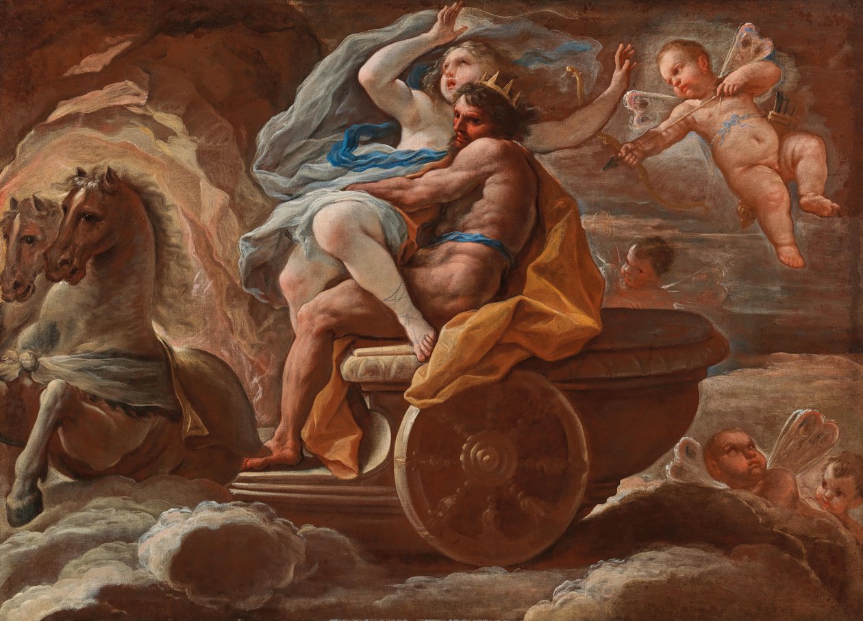 Bortförandet av Proserpina, ca 1689. av Luca Giordano